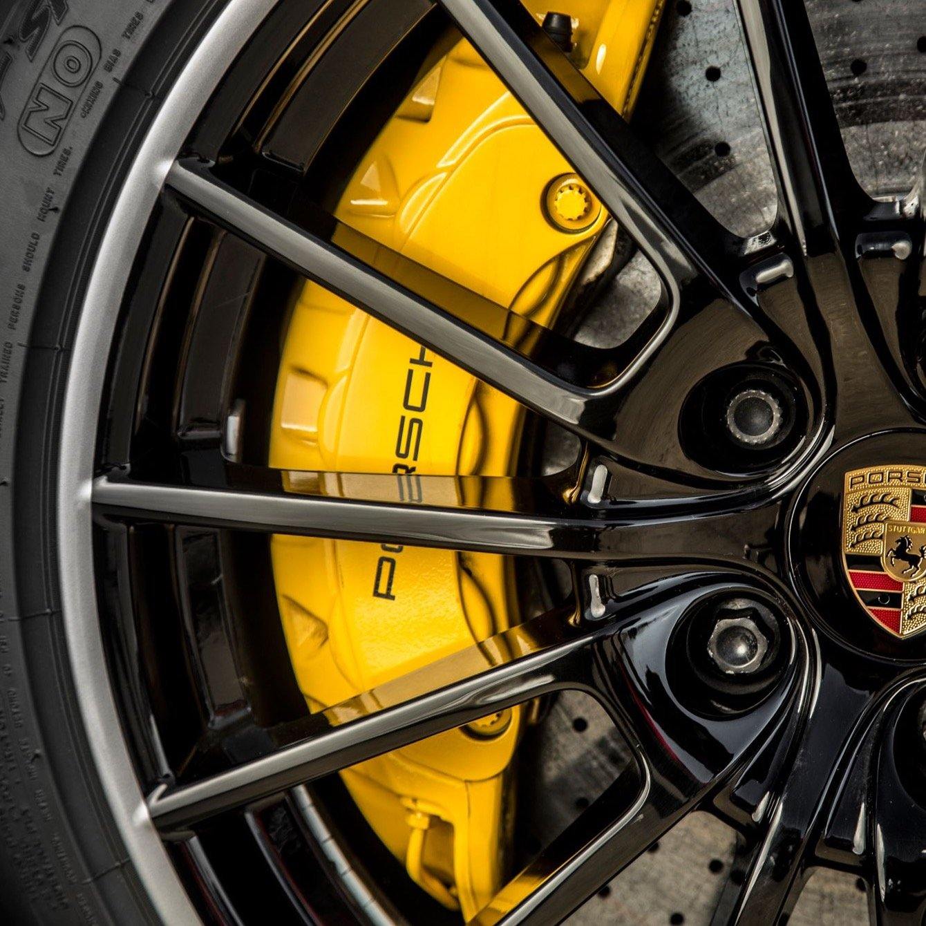 10 Porsche Brake Caliper Decals Curved - Snap Decal
