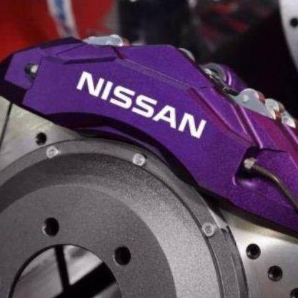 6 Nissan Brake Caliper Decals - Snap Decal