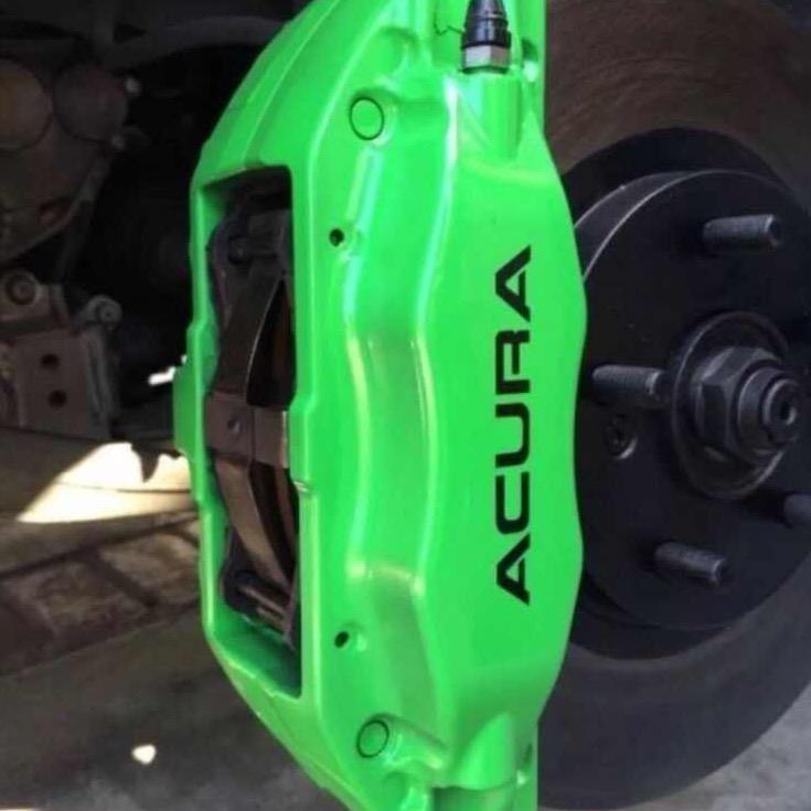 8 Acura Brake Caliper Decals Curved - Snap Decal