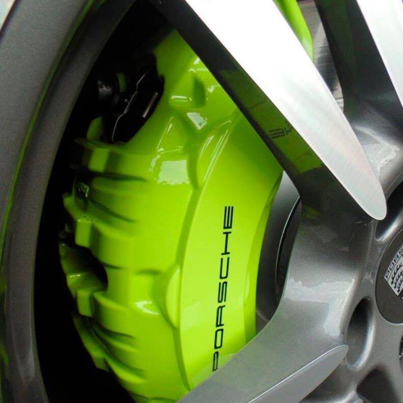 12 Porsche Brake Caliper Decals - Snap Decal