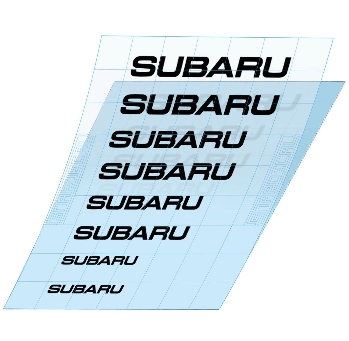 8 Subaru Brake Caliper Decals - Snap Decal
