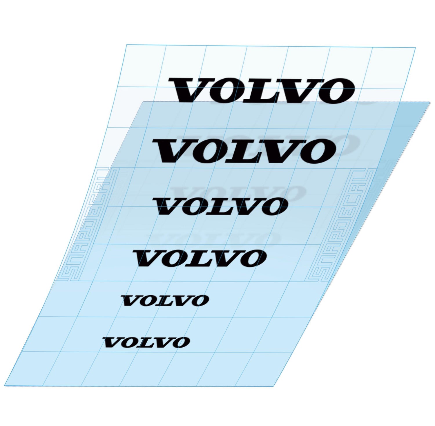 6 Volvo Brake Caliper Decals - Snap Decal