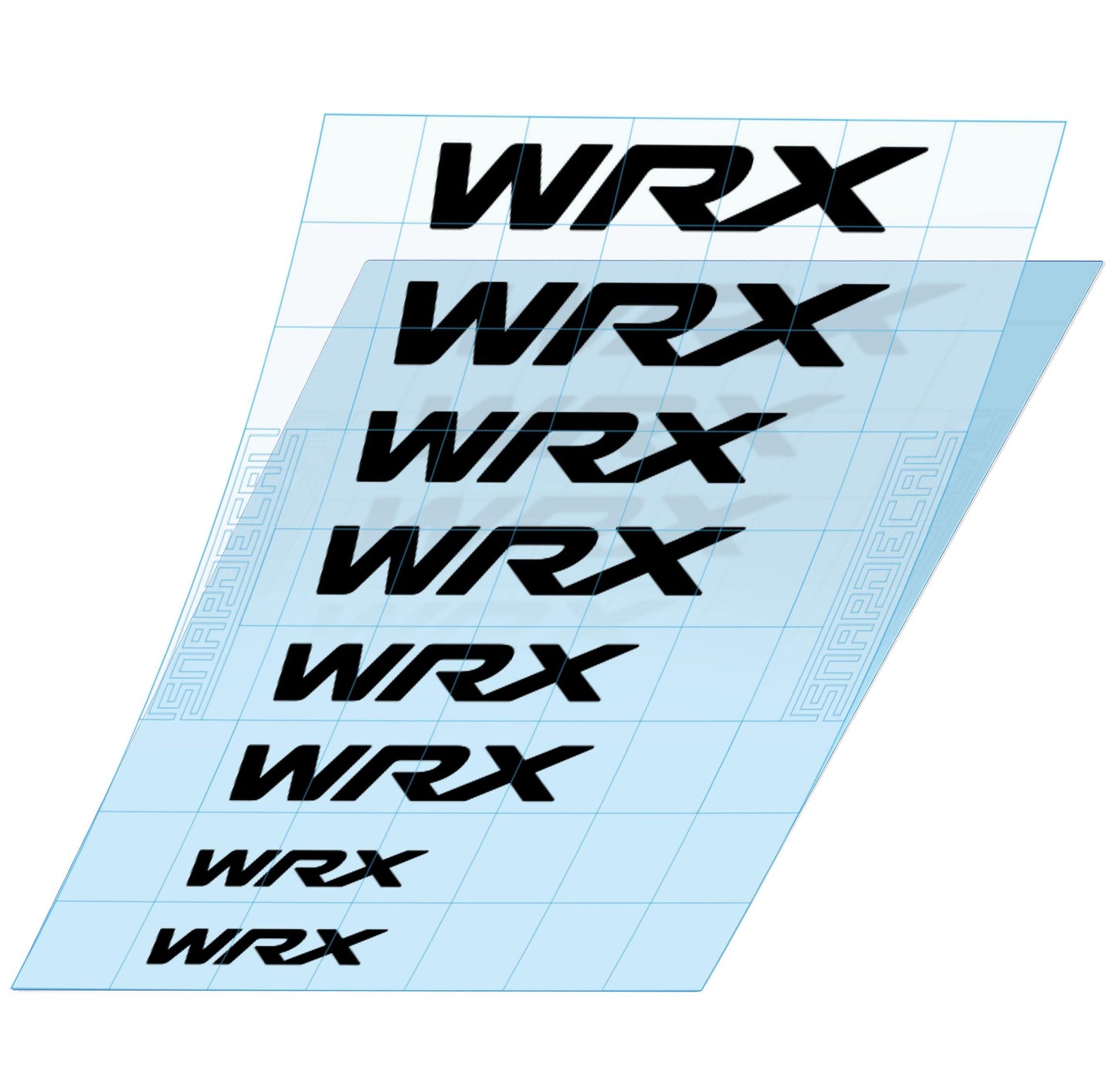 8 WRX Subaru Brake Caliper Decals - Snap Decal