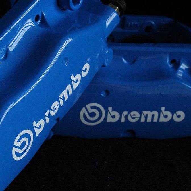 12 Brembo Brake Caliper Decals - Snap Decal
